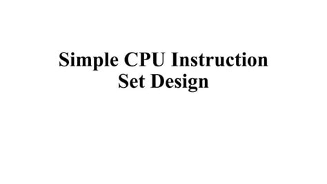 Image result for CPU Instruction Set
