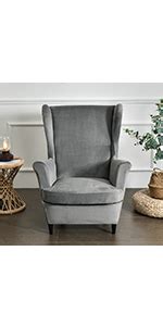 Copripoltrona Elasticizzato Highdi - 1 Posto, Stile Chesterfield, Bianco E Nero - Foto 9
