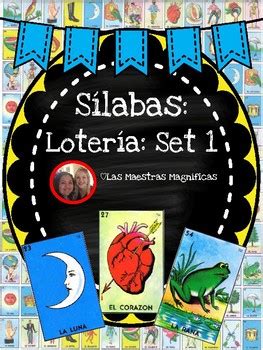 Lotería Sílabas - Set 1 by Las Maestras Magnificas | TPT