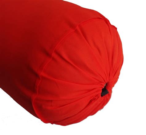 Orange Bolster Cover - Set of 2 Covers - Round Bolster Cover for Sofa ...