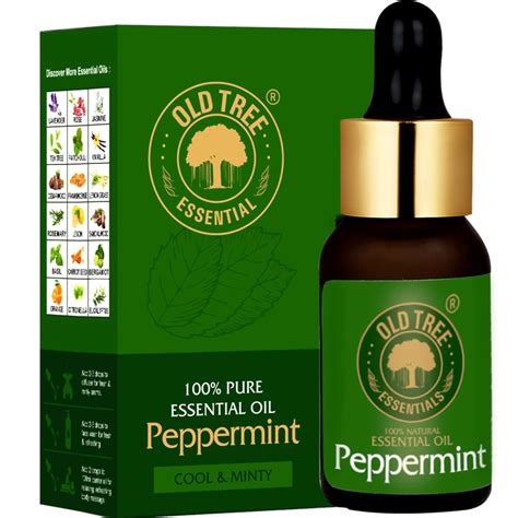 Old Tree Peppermint Essential Oil (30ml) - for Home Fragrance, Hair ...