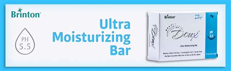Buy Brinton DOUX Daily Ultra Moisturizer Soap Bar with pH 5.5, 75g ...