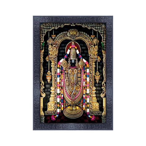 pnf Tirupati Balaji - Lord Venkateswara Wall Painting Synthetic frame ...