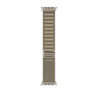 Apple Watch Band - Alpine Loop - 49mm - Olive - Medium : Amazon.in ...