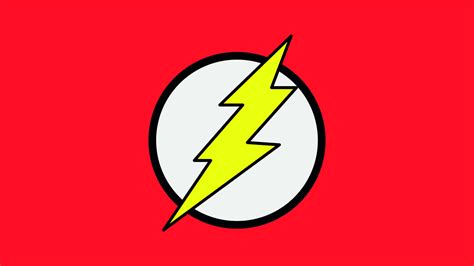 Download The Flash Symbol Logo Wallpaper | Wallpapers.com
