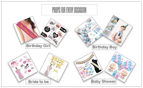 Party Propz Bride to Be Props- 35Pcs, Bride to Be Props For ...