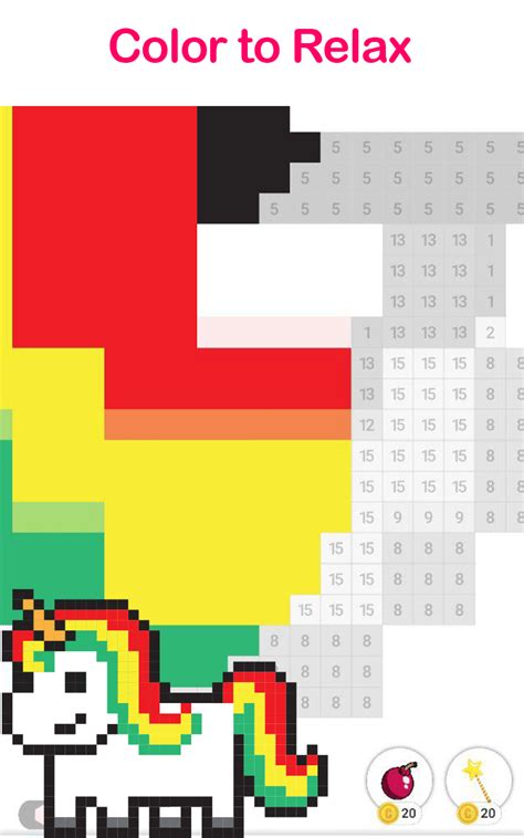 Color by Number Pixel Art Coloring Book Free Games for Kids and Adults ...