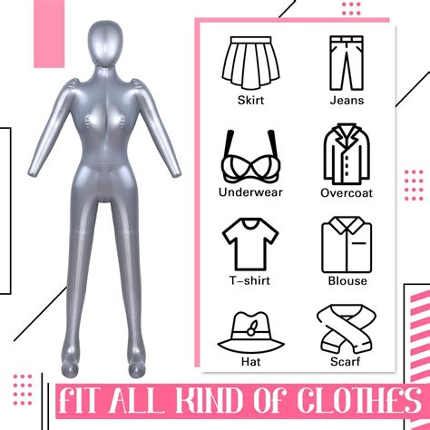 Hungdao Inflatable Full Body Mannequin Torso Model for India | Ubuy