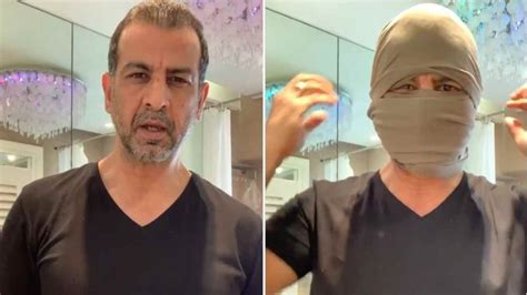 #BlackLivesMatter: Ronit Roy’s video on how to make balaclava mask ...