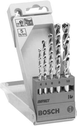 BOSCH 2608590090 5 pc masonry drill bit set Price in India - Buy BOSCH ...