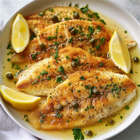 Crispy Flounder with Lemon-Butter Sauce Recipe - Getfish Seafood