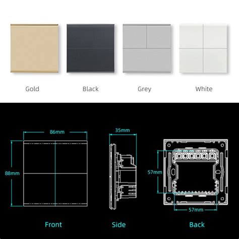 Image result for 2 Gang Light Switch Module ZigBee