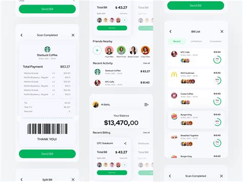 Split Bill Mobile App | Mobile app design, App interface design, Mobile ...