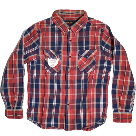 UES Heavy Flannel Shirt - D-Type Pink | Garmentory