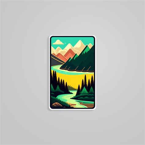 Scenery Stickers - Immerse in Nature's Beauty with Breathtaking Sticker ...