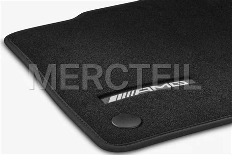EQS AMG Black Velour Floor Mats Set V297 LHDRHD Genuine Mercedes-AMG ...