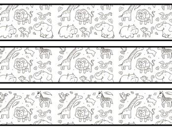 Cute Animals Bulletin Board Decor Kit, Cute Animals Letters school ...