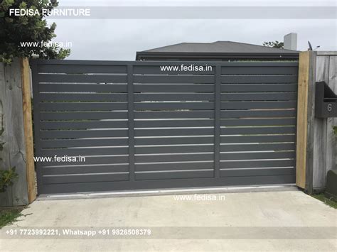 Modern Gate Pillar Design Modern Iron Fence Designs Simple Home Gate ...