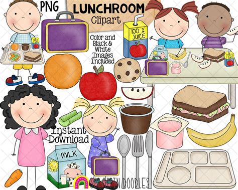 Elementary School Cafeteria Clip Art