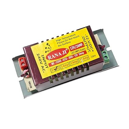 ERH India 12 Volt 2 Ampere AC to DC SMPS Power Supply LED Strip Light ...