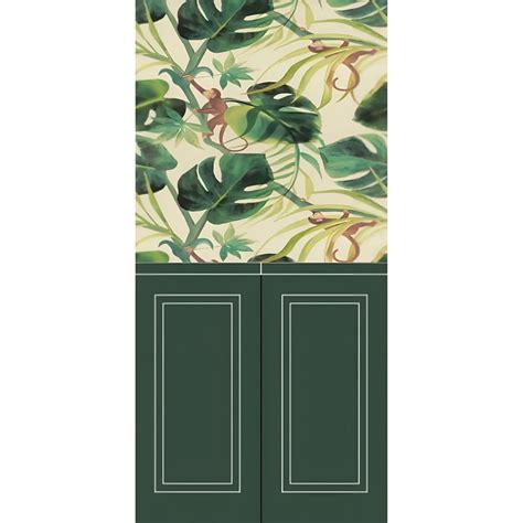 Green Fauna 3 Wallpaper Set Tile 24 Inch X 48 Inch â€“ Durable ...