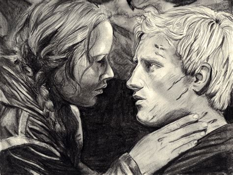 Katniss and Peeta - The Hunger Games by bwpianogirl on DeviantArt