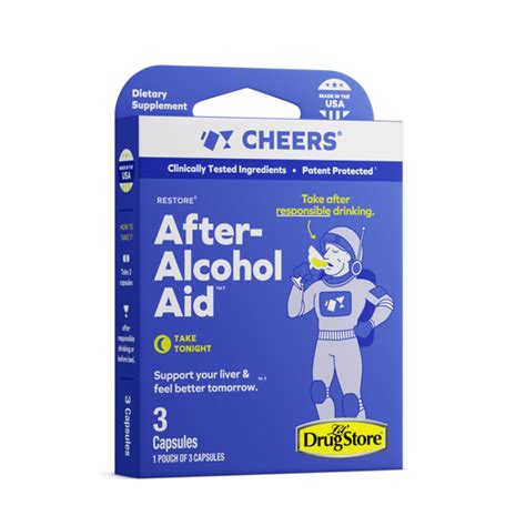 Cheers After-Alcohol Aid, Capsules (3 ct) Delivery or Pickup Near Me ...