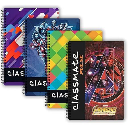 Classmate Soft Cover 6 Subject Spiral Binding Notebook, Single Line ...
