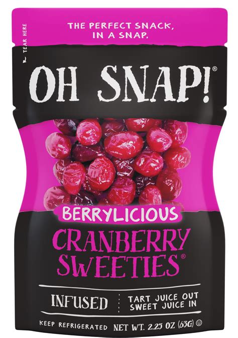 OH SNAP! Infused Cranberry Sweeties – Dilly Goods, LLC