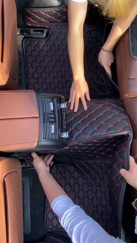 Deluxe double-layer floor mats [Video] | Custom car interior, Cool car ...