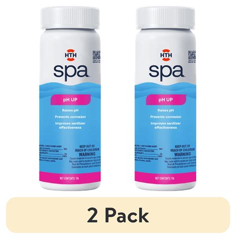 (2 pack) HTH Spa pH up, Increases pH for Spas & Hot Tubs, Powder, 2lb - Walmart.com