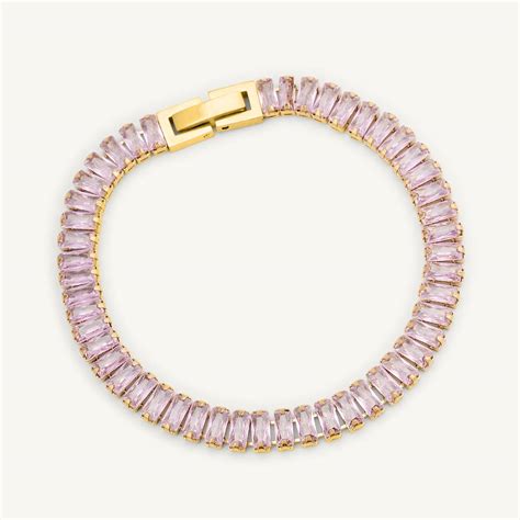 Corral Haze Pink Stone Bracelet – PALMONAS