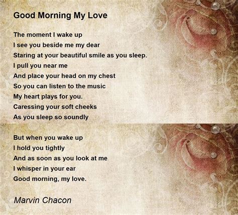 Schauen Sie Sich Short Good Morning Poems Genauer An.90 Romantic Good ...