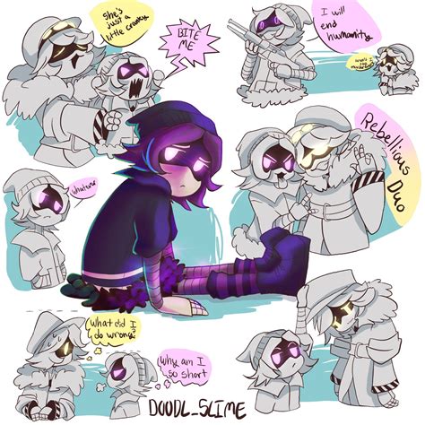 Murder drones fanart ( n and uzi)