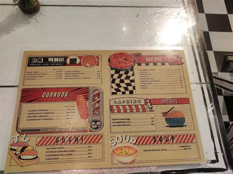 Menu at One Stop International Cafe, Jorhat