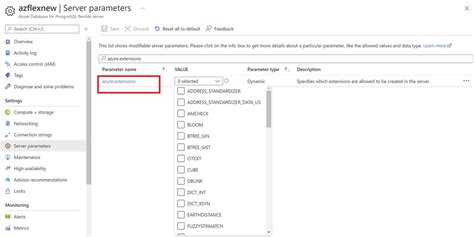 Azure PostgreSQL Database 的图像结果
