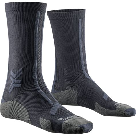 X-Socks Trail Run Discover Crew Socks - black/charcoal | BIKE24