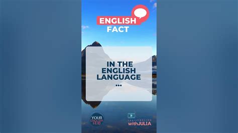 The longest one-syllable word is... - Fun facts about the English ...