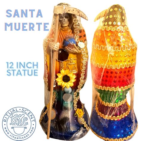 Santa Muerte Statue Figure Nuestra Señora Santísima Virgen Death San ...