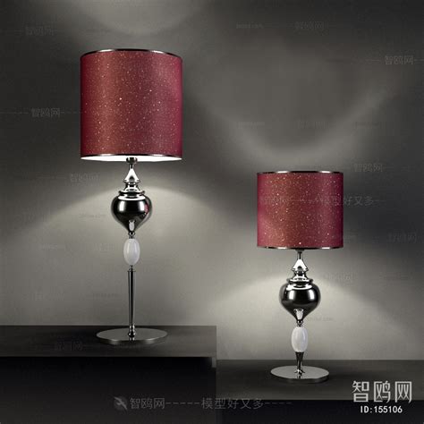 European Style Table Lamp 3D Model Free Download - Model ID.174786577 ...