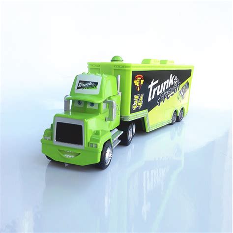 Buy Disney Pixar Cars Chick Hicks Lightning Mack Truck& McQueen Diecast ...