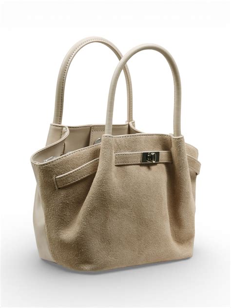 The Lune Suede Leather Bag – Dorra