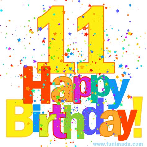 Number 11 Birthday Clipart