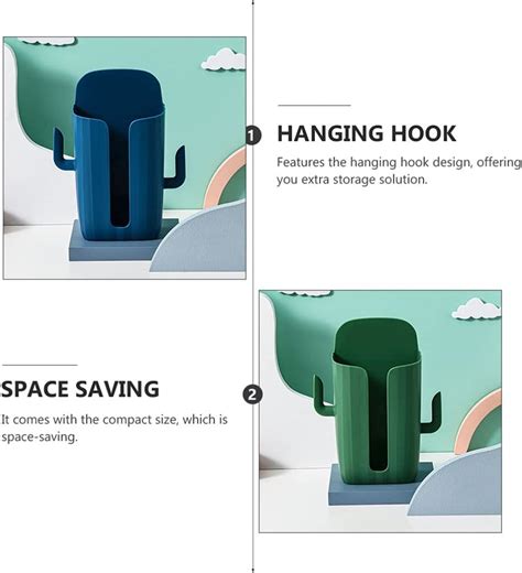 Buy Cabilock 3pcs Tissue Dispenser Box Wall- Mounted Punch- Free Cactus ...