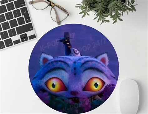 Buy Kpop Demon Hunters Derpy Tiger Cat K-pop Mouse Pad, Demon Hunters ...