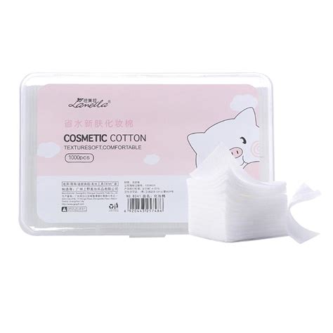 Losa 1000 Sheets Disposable Cotton Pads Makeup Remover Facial Cleansing ...