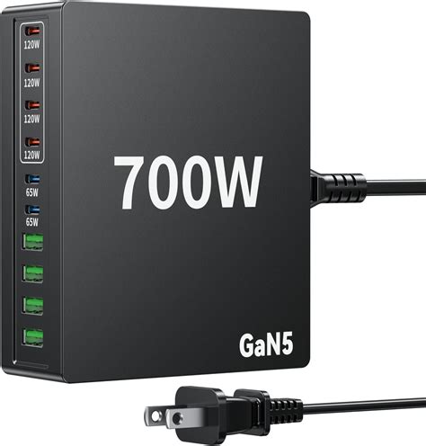 Amazon.com: 700W USB C Charger Block 10-Multiport USB C Charging ...