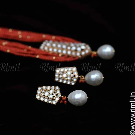 Taisha Beaded Necklace - Coral