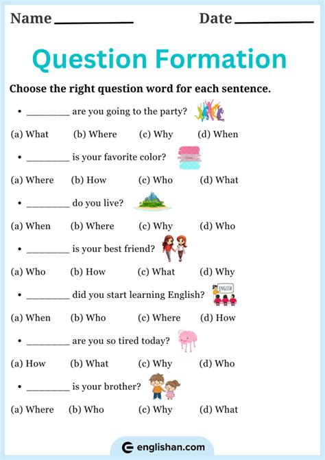 Question Formation Exercises 的图像结果