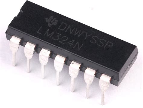 5 x LM324 DIP14 Low power Quad Op-Amp IC Through Hole | All Top Notch